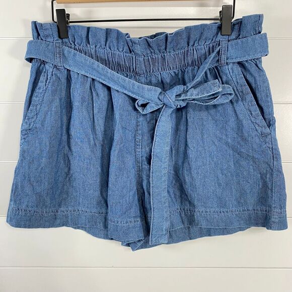 Pact Pants - Pact Women's Blue Denim Shorts